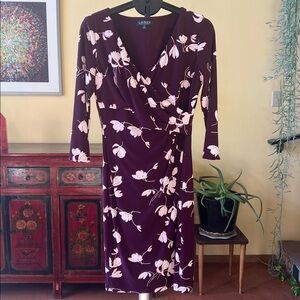 Ralph Lauren 3/4 Sleeve Dress Size 10 in EUC